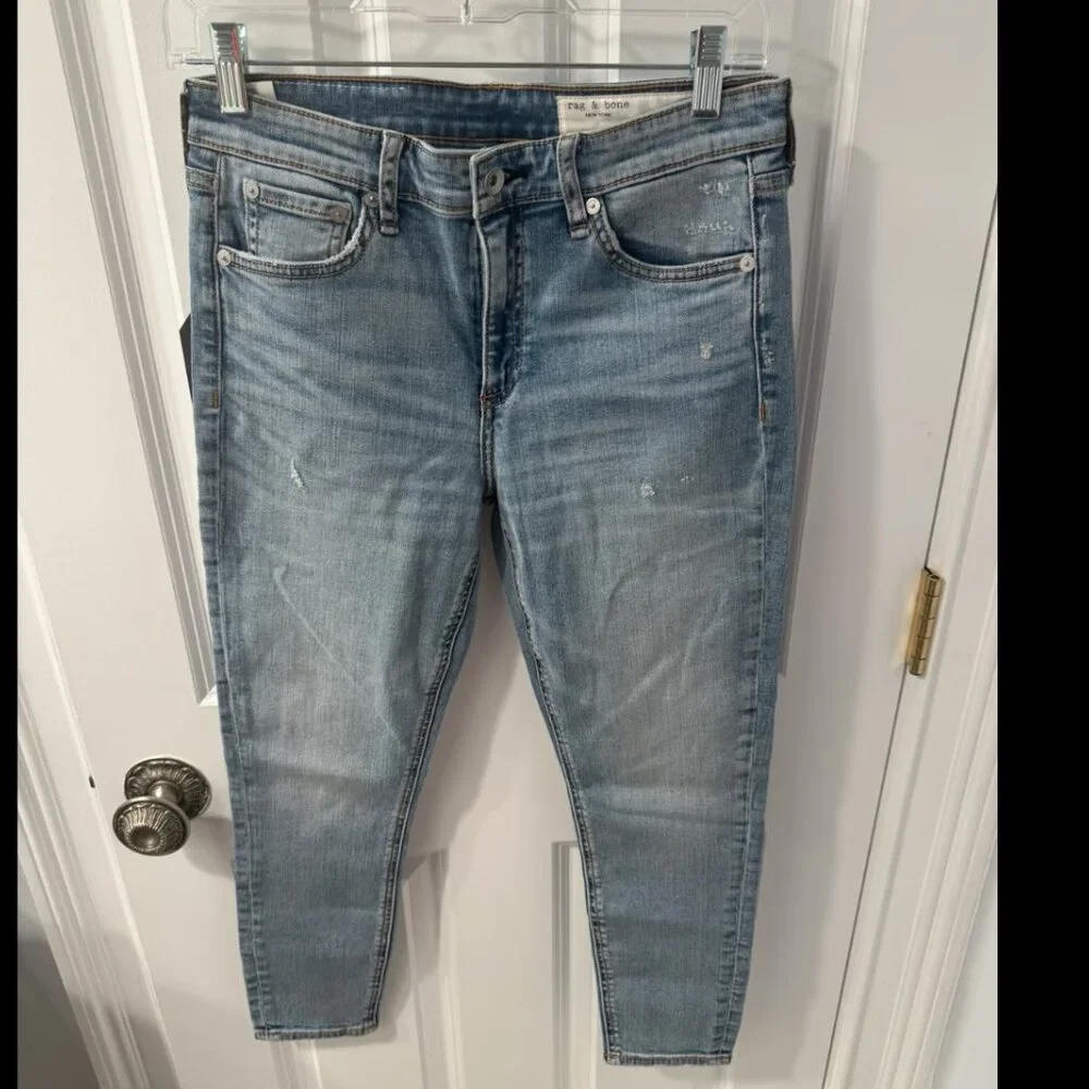 Rag & Bone Cate mid rise shorty skinny in Lou Size 28 - Picture 4 of 8